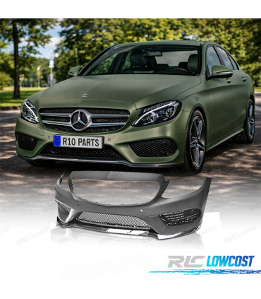 PARE-CHOCS AVANT MERCEDES CLASSE C W205 14-18 LOOK AMG PDC
