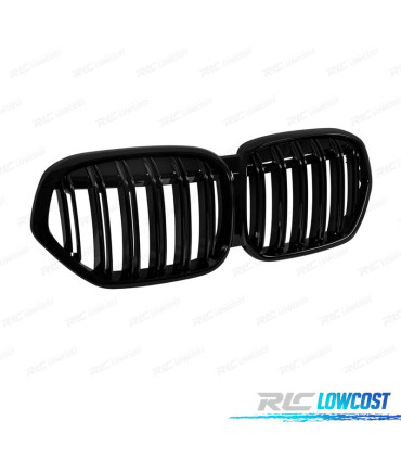 CALANDRES BMW X1 F48 LCI19-22 NOIR BRILLANT