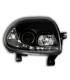 PHARES POUR RENAULT CLIO 98-01 DAYLIGHT LED FOND NOIR