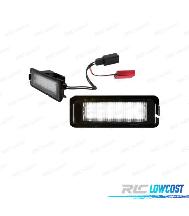 ÉCLAIRAGE PLAQUE D´IMMATRICULATION LED POUR SEAT VW