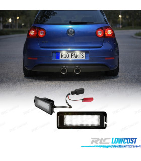 ÉCLAIRAGE PLAQUE D´IMMATRICULATION LED POUR SEAT VW