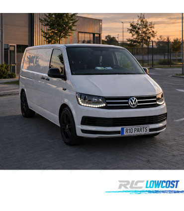 PHARES VOLKSWAGEN VW T6 15-19 DRL + CLIGNOTANTS LED DYNAMIQUES NOIR