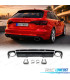 DIFFUSEUR ARRIÈRE AUDI A4 B9 16- LOOK RS4 NOIR BRILLANT CHROMÉ