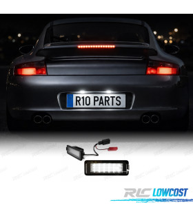 ÉCLAIRAGE PLAQUE D´IMMATRICULATION LED PORSCHE 911 CARRERA TURBO GT2 996T Y 997T 01-11