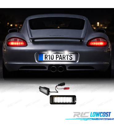 ÉCLAIRAGE PLAQUE D´IMMATRICULATION LED PORSCHE CAYMAN 987 05-10
