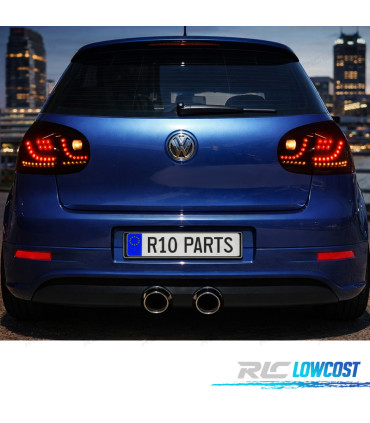 FEUX ARRIÈRE LED VOLKSWAGEN VW GOLF 5 MK V 03-08 NOIR