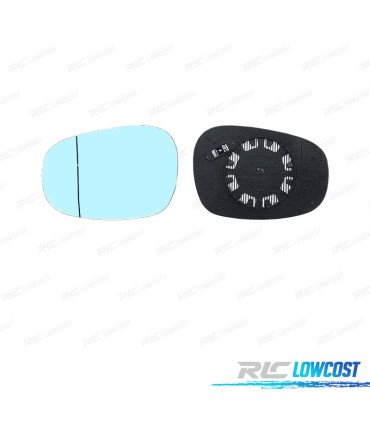 GLACE RÉTROVISEUR + BASE DROITE BMW E90 LCI 08-12 BLEU