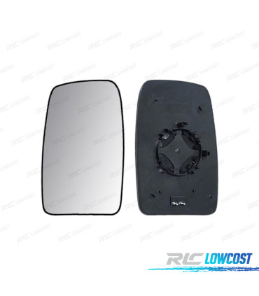 GLACE RÉTROVISEUR + BASE DROITE OPEL MOVANO 10-THERMIQUE