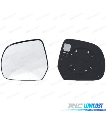 GLACE RÉTROVISEUR + BASE GAUCHE NISSAN MICRA 11-17 CONVEXE