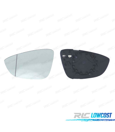 GLACE RÉTROVISEUR + BASE GAUCHE VOLKSWAGEN VW NEW BEETLE 11-16 ASPHÉRIQUE