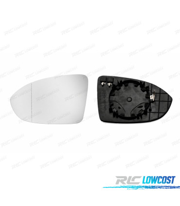 GLACE RÉTROVISEUR + BASE DROITE VOLKSWAGEN VW GOLF MK8 VARIANT 20-