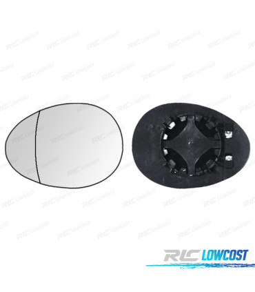 GLACE RÉTROVISEUR + BASE DROITE MINI R60 10-15