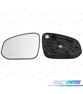 GLACE RÉTROVISEUR + BASE GAUCHE TOYOTA RAV-4 12-18 CONVEXE