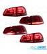 FEUX ARRIÈRE VOLKSWAGEN VW TOUAREG 11-18 LED ROUGE CHROME