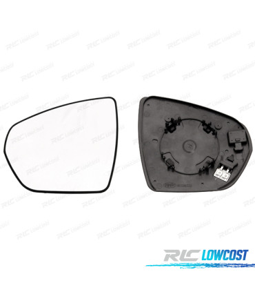 GLACE RÉTROVISEUR + BASE GAUCHE PEUGEOT 3008 16-