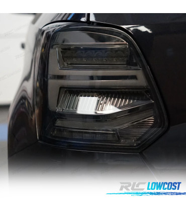 FEUX ARRIÈRE LED POUR VOLKSWAGEN VW POLO 6R 6C 09-17 DYNAMIQUES FUMÉS