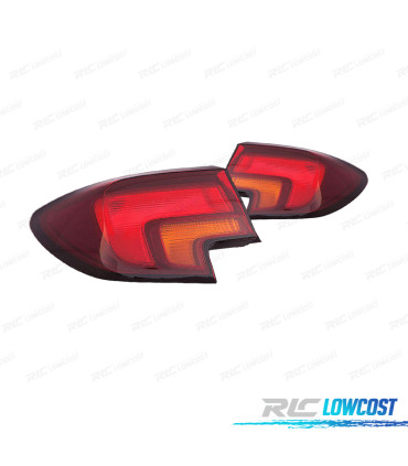 FEUX ARRIÈRE OPEL ASTRA K 15- AMBRE ROUGE
