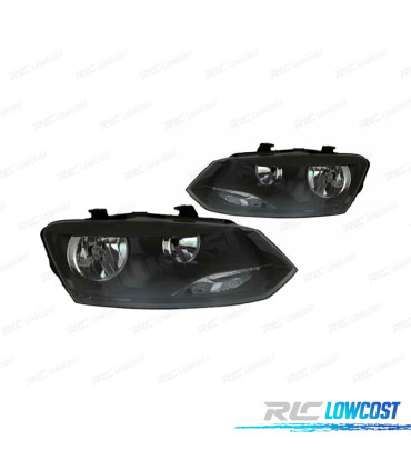 PHARES VW VOLKSWAGEN POLO 6R 09-14 NOIR