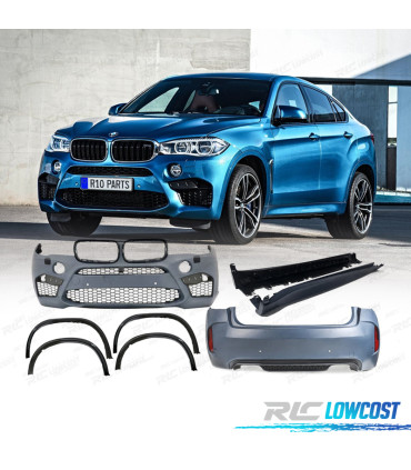 KIT CARROSSERIE BMW X6 F16 14-19 LOOK X6M PDC SRA