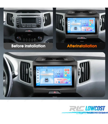 RADIO GPS ANDROID 13 KIA SPORTAGE 10-16