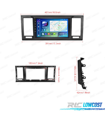 RADIO GPS ANDROID 13 VOLKSWAGEN CARAVELLE 15-