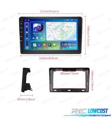 RADIO GPS ANDROID 13 FIAT DUCATO / CITROËN JUMPER / PEUGEOT BOXER 06-11