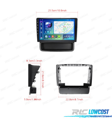 RADIO GPS ANDROID 13 RENAULT TRAFIC 01-10