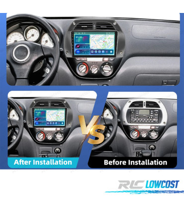 RADIO GPS ANDROID 13 TOYOTA RAV4 00-06