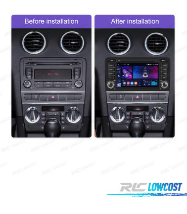 RADIO GPS ANDROID 13 AUDI A3 8P 03-13