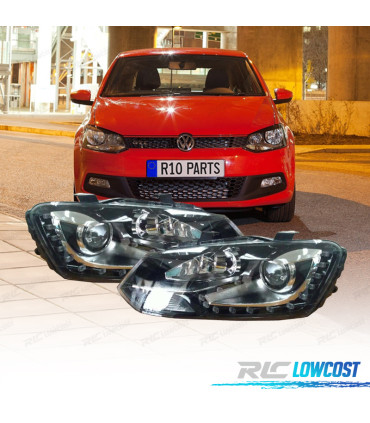 PHARES VOLKSWAGEN POLO 6R 6C 09-17 LOOK GTI