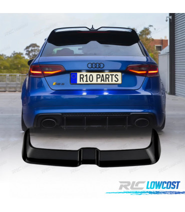 AILERON AUDI A3 8V 12-20 LOOK OETTINGER NOIR BRILLANT