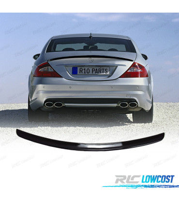 AILERON LAME DE COFFRE MERCEDES W219 04-10 LOOK AMG NOIR BRILLANT