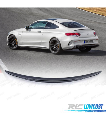AILERON BECQUET LAME COFFRE MERCEDES CLASE C COUPE C205 14-18 AMG NOIR BRILLANT