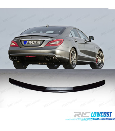 AILERON BECQUET LAME MERCEDES CLS C218 11-18 LOOK AMG NOIR BRILLANT