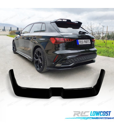 AILERON AUDI A3 8Y 20- NOIR BRILLANT ABS