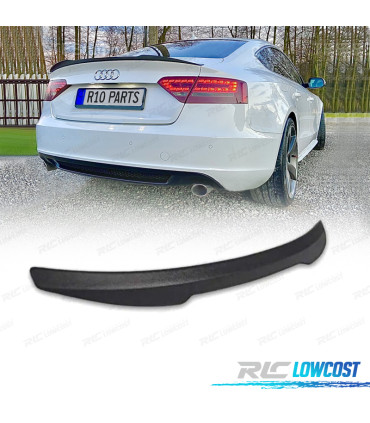AILERON LAME DE COFFRE AUDI A5 SPORTBACK 07-15 LOOK PSM NOIR