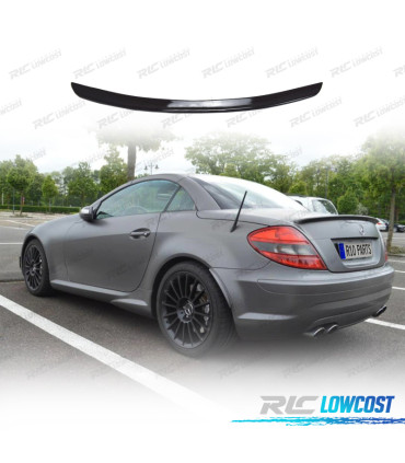 AILERON BECQUET LAME DE COFFRE MERCEDES SLK R171 04-11 LOOK AMG NOIR BRILLANT