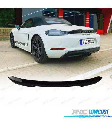 AILERON PORSCHE CAYMAN 718 BOXSTER 17- NOIR BRILLANT