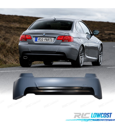 PARE CHOCS ARRIÈRE BMW E92 E93 LOOK M SORTIE DOUBLE GAUCHE