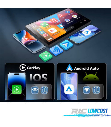 RADIO GPS 9'' ANDROID 13 VOLKSWAGEN TOUAREG 11-17 2 DIN 4GB+64GB