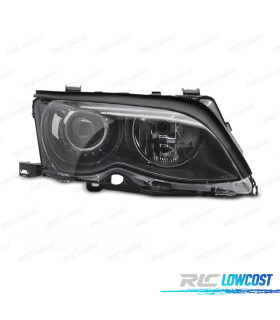 PHARE DROIT XÉNON BMW E46 01-05 4P FOND NOIR