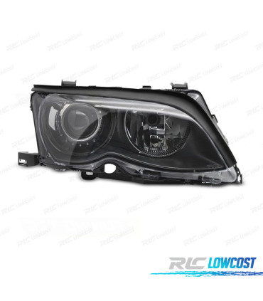 PHARES BMW E46 4P 01-05 XÉNON FOND NOIR