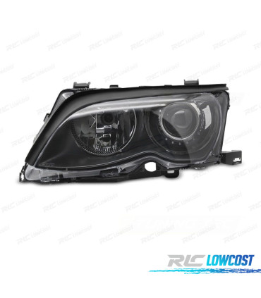 PHARES BMW E46 4P 01-05 XÉNON FOND NOIR