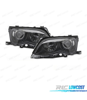 PHARES BMW E46 4P 01-05 XÉNON FOND NOIR