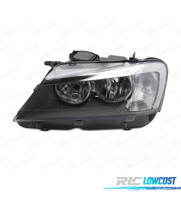 PHARES BMW X3 F25 11-13 FOND NOIR