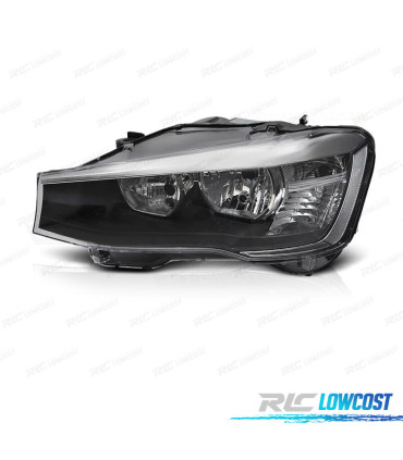 PHARES BMW X3 F25 14-17 NOIR