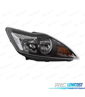 PHARE DROIT XENON POUR FORD FOCUS III 08-10 FOND NOIR