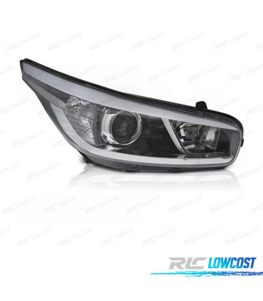 PHARE DROIT KIA CEED 12-15 FOND NOIR