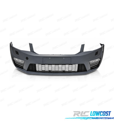 PARE-CHOCS AVANT SKODA OCTAVIA 13-17 LOOK RS SRA + ANTI-BROUILLARDS