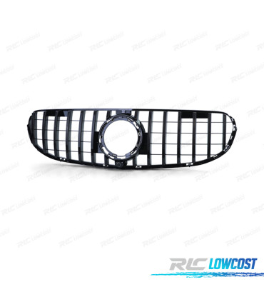 GRILLE MERCEDES GLC C253 X253 19-22 LOOK GT NOIR BRILLANT